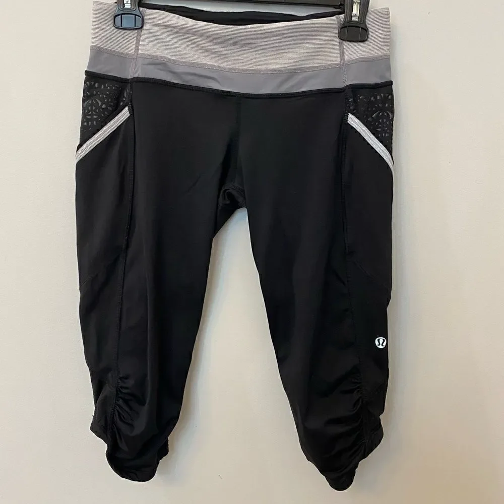 Lululemon Run A Marathon Crop Leggings Women Size 8